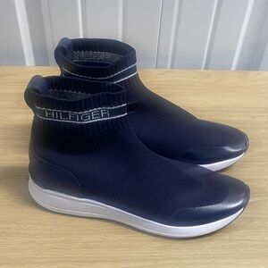Tommy Hilfiger Dark Blue Sock Sneakers